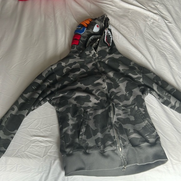 Bape hoodie. Size - large. Barley worn